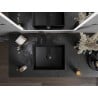 Mexen Goya Aufsatzwaschbecken 40 x 32 cm, schwarz matt - 22184085