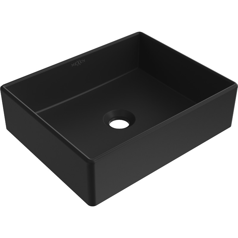 Mexen Goya pealispaigaldatav valamu 40 x 32 cm, must matt - 22184085