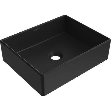 Mexen Goya lavatório de bancada 40 x 32 cm, preto mate - 22184085