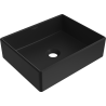 Mexen Goya lavabo sobre encimera 40 x 32 cm, negro mate - 22184085