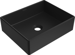 Mexen Goya lavabo sobre encimera 40 x 32 cm, negro mate - 22184085