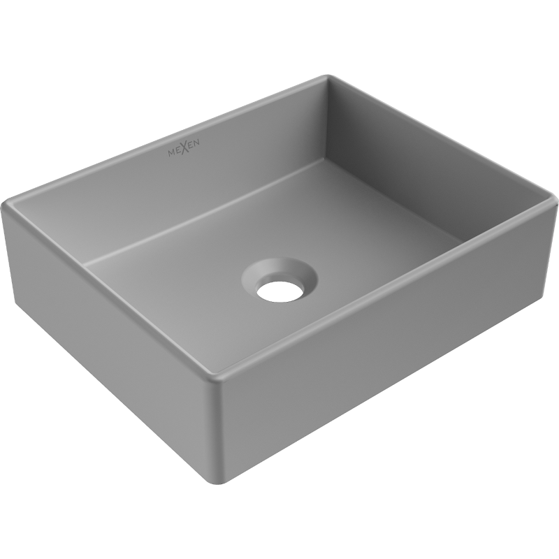 Mexen Goya nadpultni umivalnik 40 x 32 cm, svetlo siva mat - 22184061