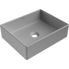 Mexen Goya lavabo à poser 40 x 32 cm, gris clair mat - 22184061