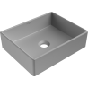 Mexen Goya lavabo da appoggio 40 x 32 cm, grigio chiaro opaco - 22184061