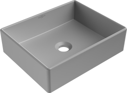Mexen Goya lavabo da appoggio 40 x 32 cm, grigio chiaro opaco - 22184061