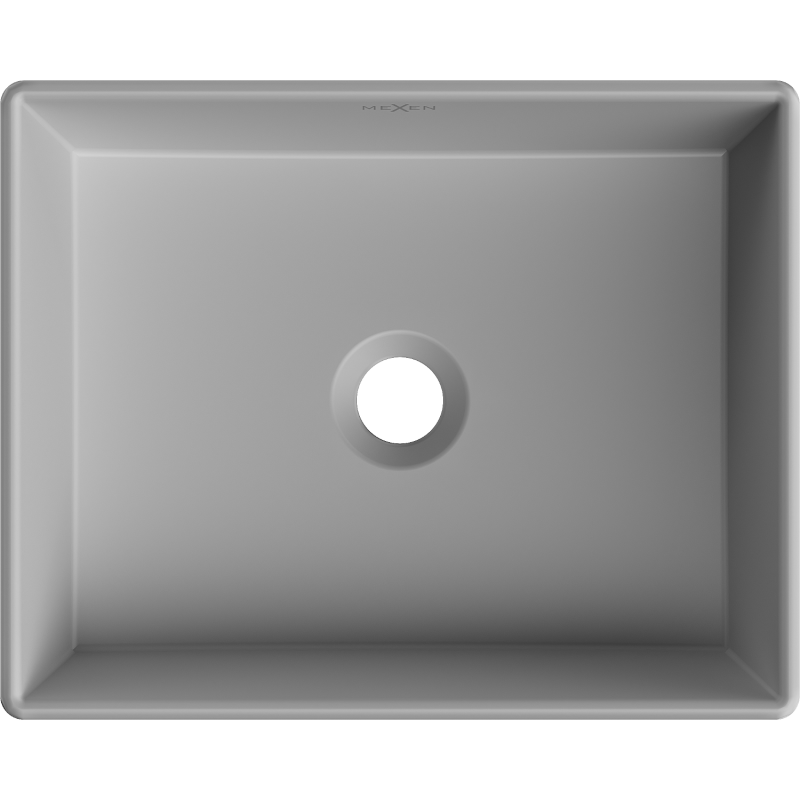 Mexen Goya countertop washbasin 40 x 32 cm, light grey matte - 22184061
