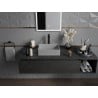 Mexen Goya lavabo à poser 40 x 32 cm, gris clair mat - 22184061
