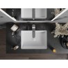 Mexen Goya lauapealne valamu 45 x 32 cm, valge - 22184500