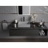 Mexen Goya lavabo sobre encimera 45 x 32 cm, gris claro mate - 22184561