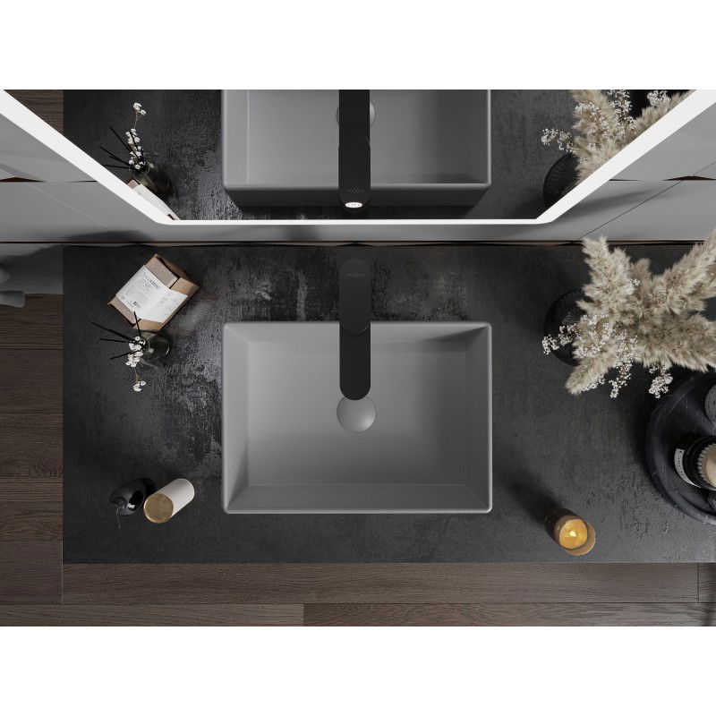 Mexen Goya Ylätason pesuallas 45 x 32 cm, vaaleanharmaa matta - 22184561