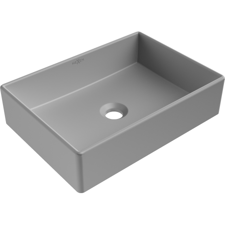 Mexen Goya Aufsatzwaschbecken 45 x 32 cm, hellgrau matt - 22184561