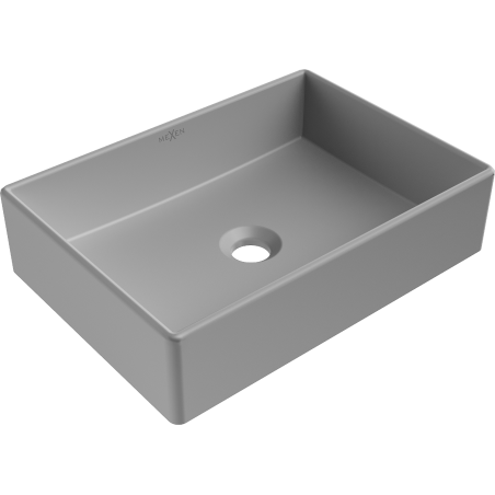 Mexen Goya lavabo à poser 45 x 32 cm, gris clair mat - 22184561