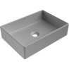 Mexen Goya Aufsatzwaschbecken 45 x 32 cm, hellgrau matt - 22184561