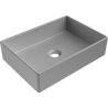 Mexen Goya lavabo da appoggio 45 x 32 cm, grigio chiaro opaco - 22184561