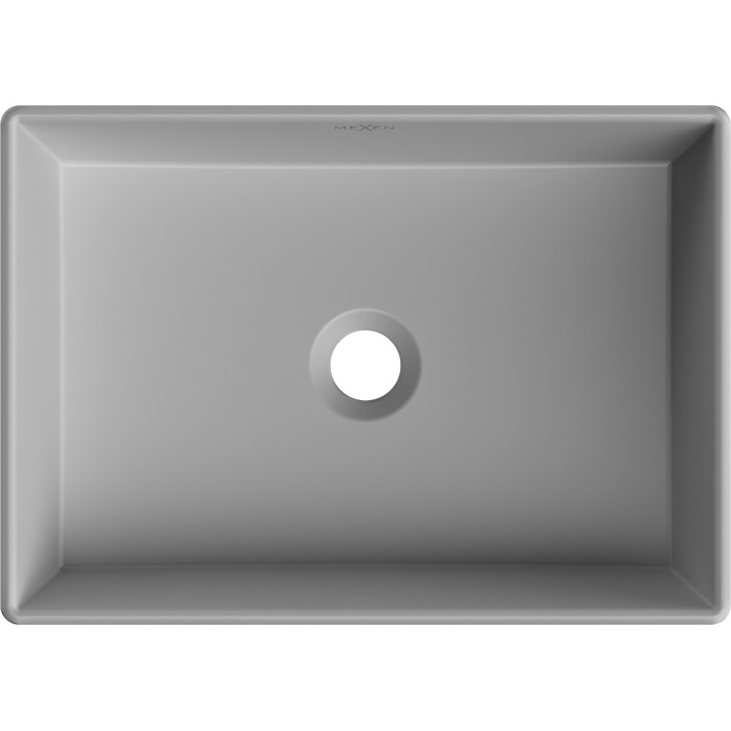 Mexen Goya opbouw wastafel 45 x 32 cm, lichtgrijs mat - 22184561