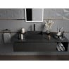 Mexen Goya lavabo à poser 45 x 32 cm, noir mat - 22184585