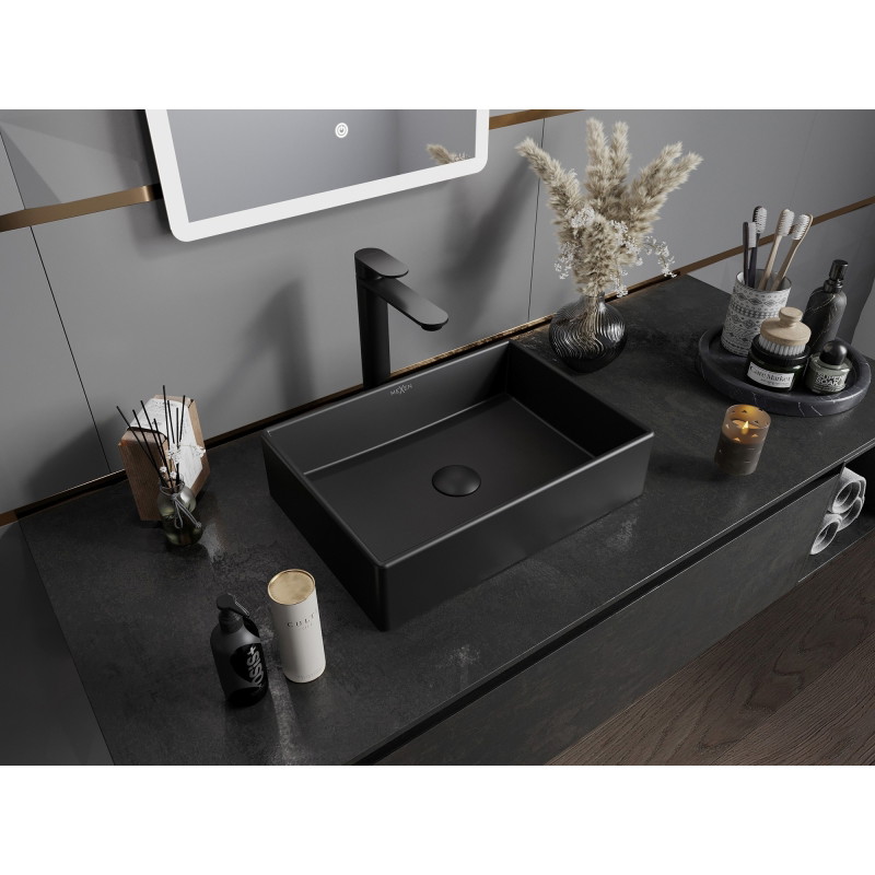 Mexen Goya opbouw wasbak 45 x 32 cm, mat zwart - 22184585