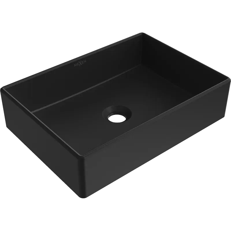 Mexen Goya lavatório de pousar 45 x 32 cm, preto mate - 22184585