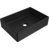 Mexen Goya Aufsatzwaschbecken 45 x 32 cm, schwarz matt - 22184585