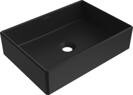 Mexen Goya lavabo à poser 45 x 32 cm, noir mat - 22184585