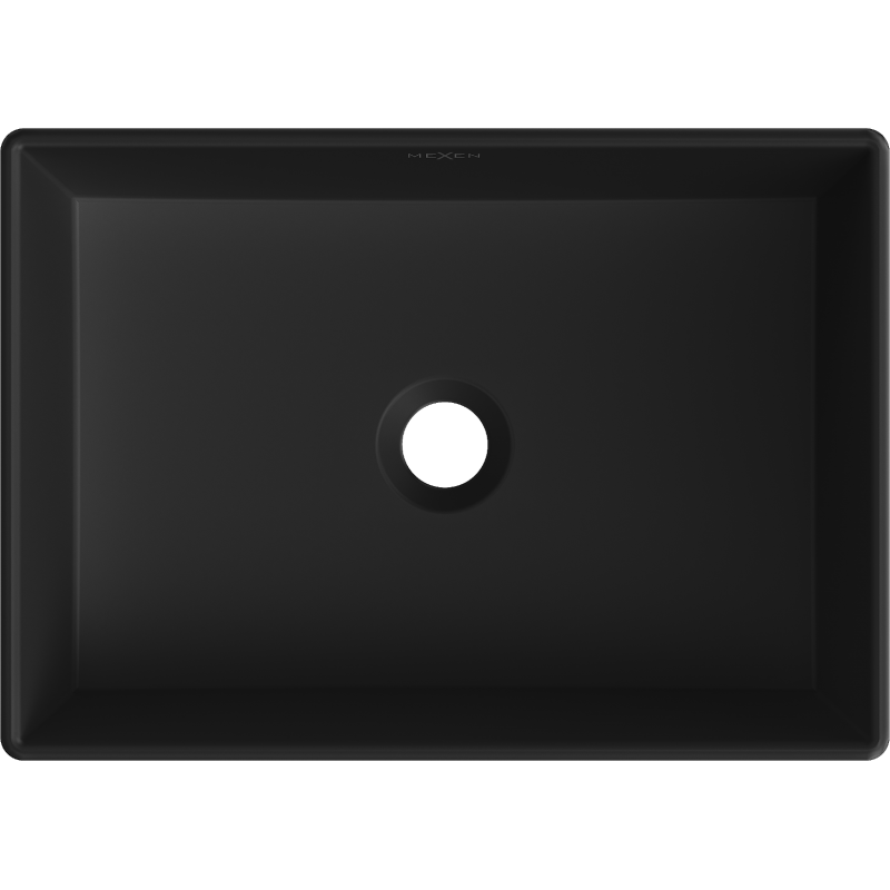 Mexen Goya lavabo da appoggio 45 x 32 cm, nero opaco - 22184585