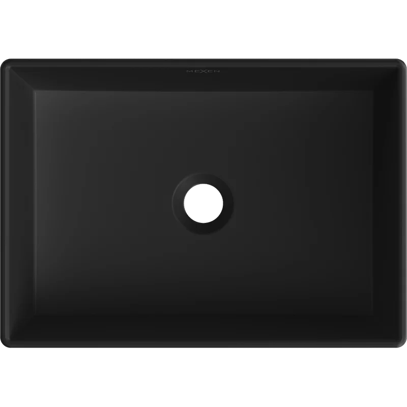 Mexen Goya lavatório de pousar 45 x 32 cm, preto mate - 22184585