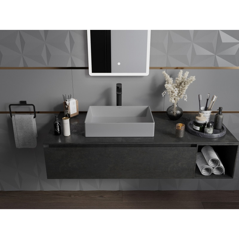 Mexen Goya lauapealne valamu 51 x 37 cm, helehall matt - 22185061