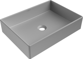 Mexen Goya lavabo da appoggio 51 x 37 cm, grigio chiaro opaco - 22185061
