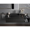 Mexen Goya lauapealne valamu 51 x 37 cm, must matt - 22185085