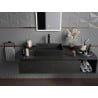 Mexen Goya lavabo à poser 51 x 37 cm, noir mat - 22185085