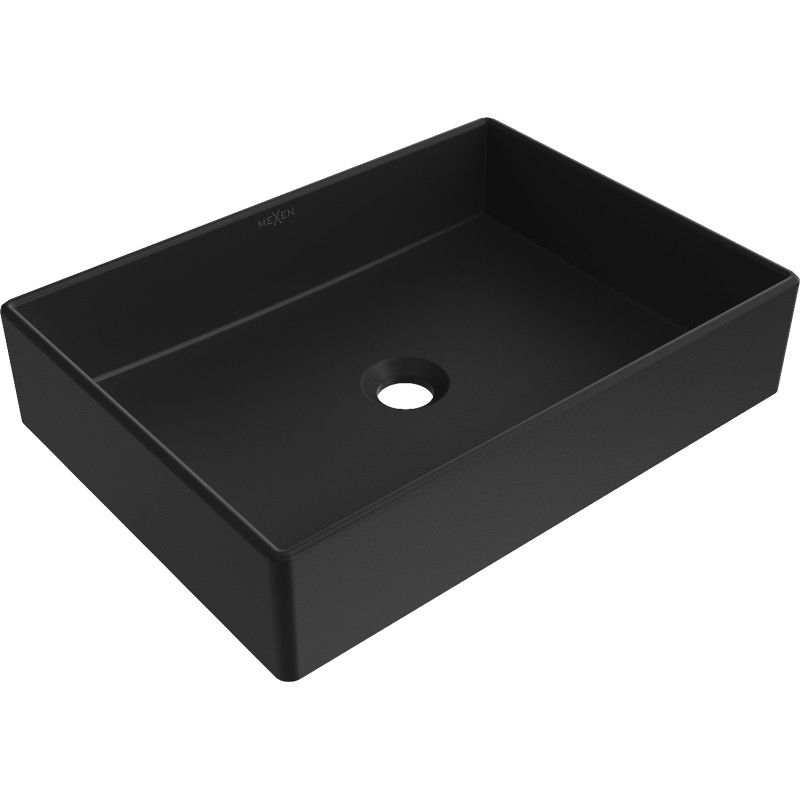 Mexen Goya lauapealne valamu 51 x 37 cm, must matt - 22185085
