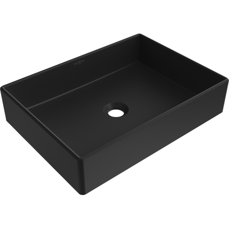 Mexen Goya opbau Waschbecken 51 x 37 cm, schwaarz matt - 22185085