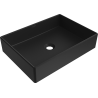 Mexen Goya lavabo à poser 51 x 37 cm, noir mat - 22185085