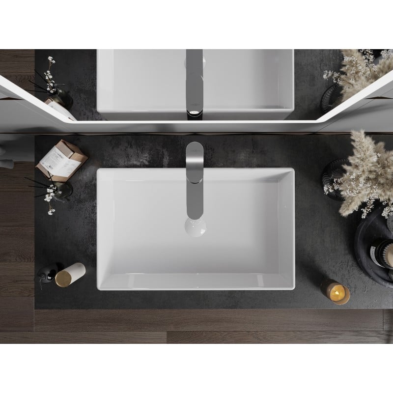 Mexen Goya lavabo sur plan 60 x 37 cm, blanc - 22186000