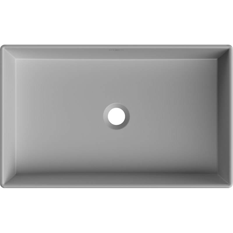 Mexen Goya Aufsatzwaschbecken 60 x 37 cm, hellgrau matt- 22186061