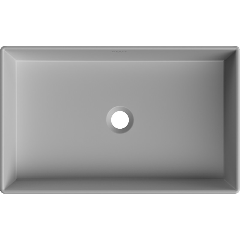 Mexen Goya lavabo sobreencimera 60 x 37 cm, gris claro mate - 22186061