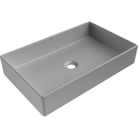 Mexen Goya lavatório de bancada 60 x 37 cm, cinza claro mate - 22186061