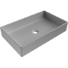 Mexen Goya Aufsatzwaschbecken 60 x 37 cm, hellgrau matt- 22186061