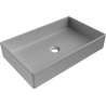 Mexen Goya lavabo sobre encimera 60 x 37 cm, gris claro mate- 22186061