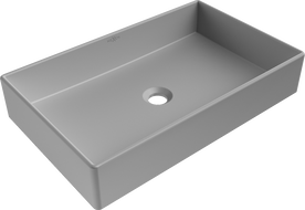 Mexen Goya lavatório de bancada 60 x 37 cm, cinza claro mate - 22186061