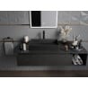 Mexen Goya umivaonik na radnoj plohi 60 x 37 cm, crni mat - 22186085