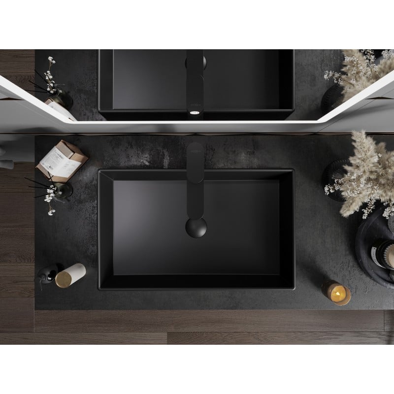 Mexen Goya countertop washbasin 60 x 37 cm, black matte- 22186085