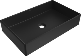 Mexen Goya lavabo sobre encimera 60 x 37 cm, negro mate - 22186085