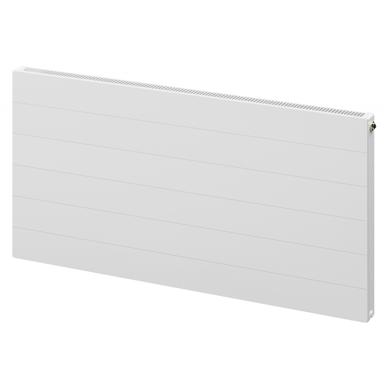 Mexen Line CCL11 Heizkörper platt 300 x 1400 mm, zentrale Unteranschluss, 637 W, weiß - W6C11L-030-140-00