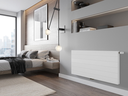 Radiateur mural Mexen Line CCL11 500 x 600 mm, raccordement inférieur central, 409 W, blanc - W6C11L-050-060-00