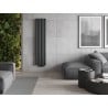 Mexen Dallas dekorativer Heizkörper 1600 x 360 mm, 1039 W, Anthrazit - W214-1600-360-00-66