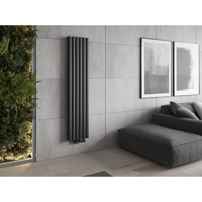 Mexen Dallas radiateur décoratif 1600 x 360 mm, 1039 W, anthracite - W214-1600-360-00-66