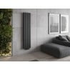 Mexen Dallas dekorativer Heizkörper 1600 x 360 mm, 1039 W, Anthrazit - W214-1600-360-00-66