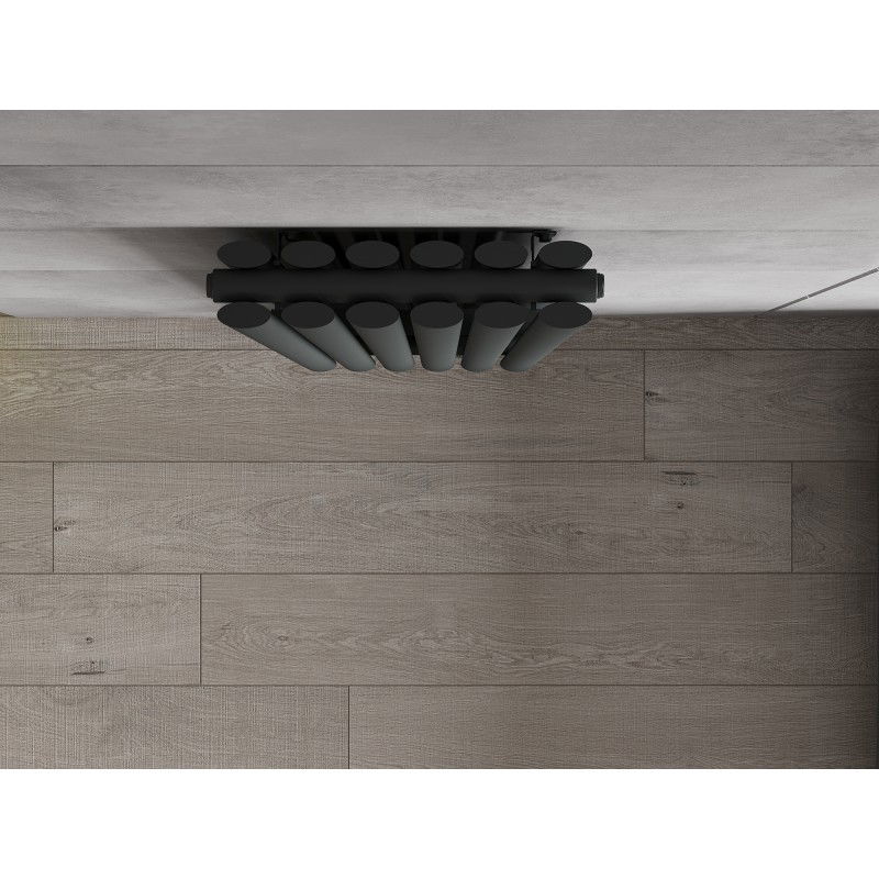 Mexen Dallas dekoratīvais radiators 1600 x 360 mm, 1039 W, antracīts - W214-1600-360-00-66