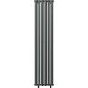 Mexen Dallas dekorativer Heizkörper 1600 x 360 mm, 1039 W, Anthrazit - W214-1600-360-00-66